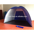 Outdoor children playing big camping tent